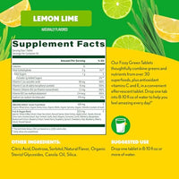 Thumbnail for Image 3 of Amazing Grass Fizzy Green Superfood Tablets, Lemon Lime, 60 Count