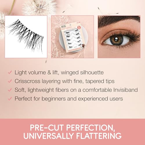 Image 4 of Ardell Naked Half Lashes 434, 5 Pairs