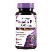 Thumbnail for Natrol Vitamin B12 5000 mcg 100 Tabs