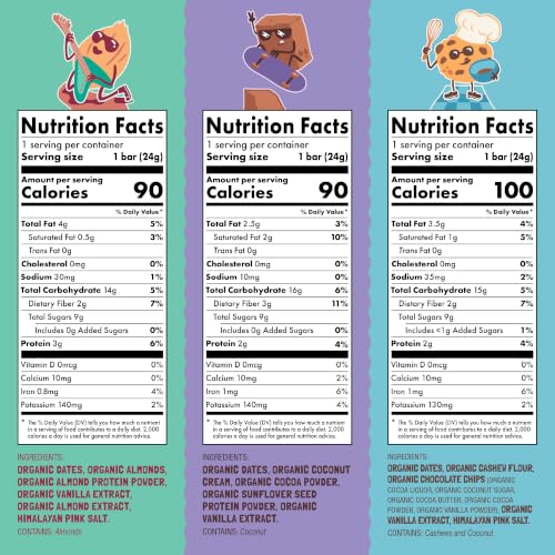 Image 2 of Skout Organic Dessert Inspired Kids Snack Bar Variety Pack (18 Pack)