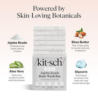Thumbnail for Image 5 of Kitsch Jojoba Beads Exfoliating Body Wash Bar w/Shea Butter & Aloe – 4 oz