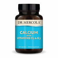 Thumbnail for Image 2 of 30 Count (Pack of 1) for the product Dr. Mercola Calcium with Vitamins D3 and K2, 90 Capsules