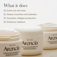 Thumbnail for Image 4 of ARENCIA Arencia Rice Mucin Overnight Glow Face Mask Serum 30, 1.76 oz