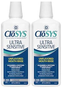 Thumbnail for Image 2 of 32 Fl Oz (Pack of 2) for the product CloSYS Ultra Sensitive Mouthwash