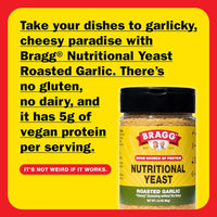 Thumbnail for Image 3 of Bragg Roasted Garlic Nutritional Yeast Seasoning 3 oz - Vegan Dairy-Free