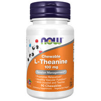 Thumbnail for Now Foods L-Theanine 100 mg 90 Veg Caps
