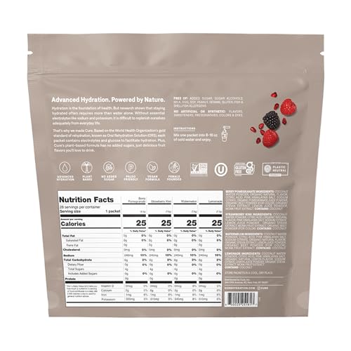 Image 2 of Cure Hydration Electrolyte Drink Powder Classic Variety Pack 28 Packets
