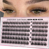 Thumbnail for Image 4 of G-Fluffy Lash Clusters for the product Goddvenus Lash Clusters Kit