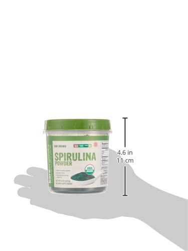 Image 3 of BareOrganics Spirulina Powder - Organic Superfood Powder - 8 Oz
