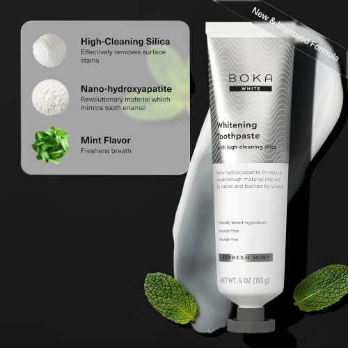 Image 5 of Boka Toothpaste - Nano Hydroxyapatite Toothpaste, Fluoride Free Toothpaste