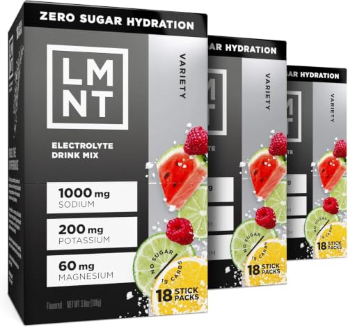 Image 11 of Variety Pack / 54 Count for the product Drink LMNT Zero Sugar Electrolytes Drink Mix