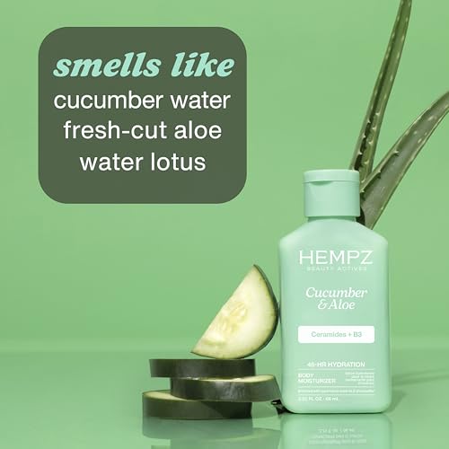Image 4 of Hempz Body Lotion Cucumber & Aloe Limited Edition 2.25 Fl Oz
