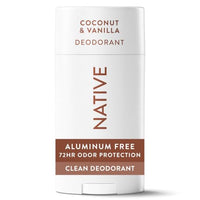 Thumbnail for Image 1 of Default Title for the product Native Deodorant Contains Naturally Derived Ingredients, 72 Hour Odor Control, Deodorant for Women and Men, Aluminum Free, Coconut & Vanilla 2.65oz