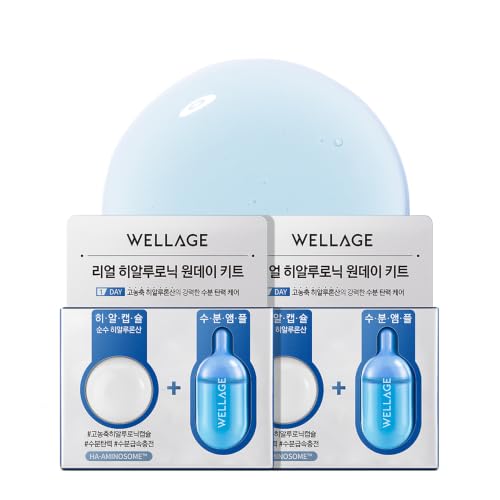 Image 1 of Default Title for the product WELLAGE Real Hyaluronic Acid Hydrate One Day Kit Serum 2ea