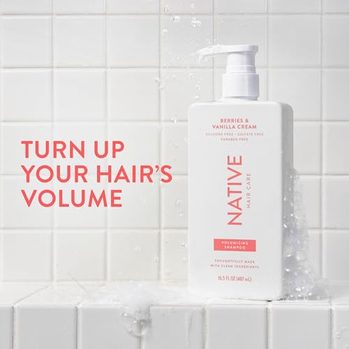 Image 3 of Native Volumizing Shampoo Berries & Vanilla Cream 16.5 fl Oz.