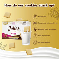 Thumbnail for Image 3 of ChocZero Jolies Sugar Free Dark Chocolate Raspberry Cookies