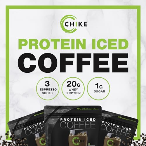 Image 4 of CHIKE Triple Shot Espresso & Cream Protein Iced Coffee, 15.8 Ounce