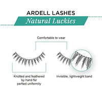 Thumbnail for Image 4 of Ardell Natural False Eyelashes Luckies Style Black 4 Pack