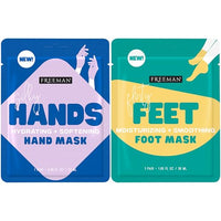 Thumbnail for Image 2 of 1 Count (Pack of 2) for the product Freeman Foot Mask 2-Pack & Hand Mask 2-Pack, Moisturizing Socks & Gloves