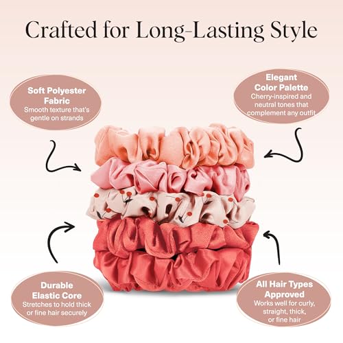 Image 37 of Kitsch Satin Scrunchies for Women