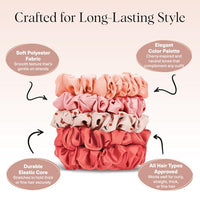 Thumbnail for Image 37 of Kitsch Satin Scrunchies for Women