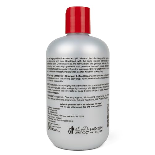 Image 7 of CHI for Dogs Gentle 2-in-1 Shampoo and Conditioner, 16 Fl Oz