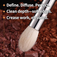 Thumbnail for Image 4 of ALBEAUT Tapered Eye Shadow Brush, Medium Powder Eyeshadow Blending Brush for Crease, Fluffy Eye Makeup Tool for Women and Girls (195 Pro Blender)