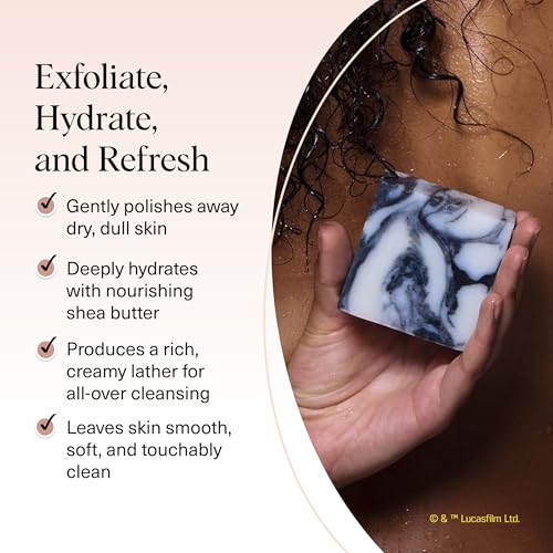 Image 3 of Kitsch x Star Wars Stormtrooper Shea Butter Exfoliating Body Wash Bar