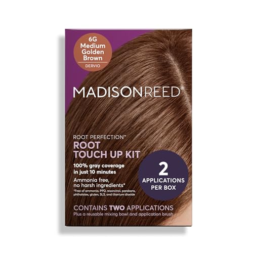 Image 2 of 6G Dervio - Medium Golden Brown for the product Madison Reed Root Perfection Root Touch-Up Kit
