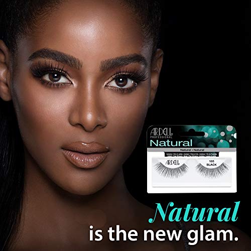 Image 2 of Ardell Natural False Eyelashes 105 - Black, 4 Pack