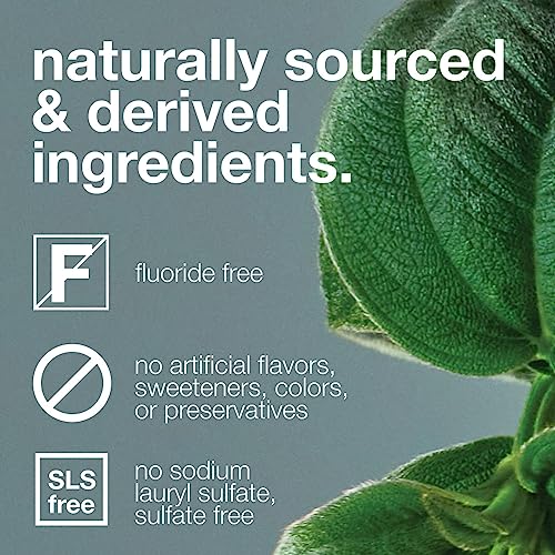 Image 3 of Davids Fluoride Free Toothpaste Whitening Herbal Citrus Mint 5.25oz