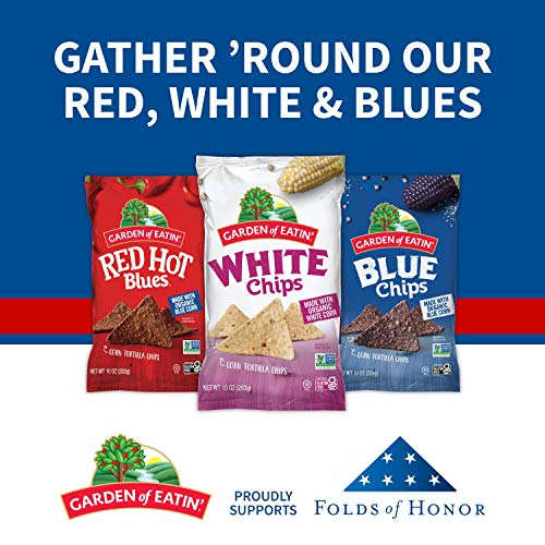 Image 4 of Garden of Eatin' Blue Corn No Salt Added Tortilla Chips 16 Ounce