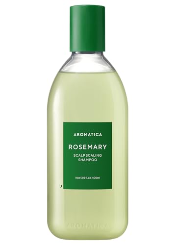 Image 1 of Default Title for the product AROMATICA Rosemary Scalp Scaling Shampoo for Hair Growth