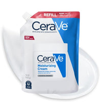 Thumbnail for Image 1 of Default Title for the product CeraVe Moisturizing Cream, Face & Body Moisturizer, Dry Skin, 16oz Refill