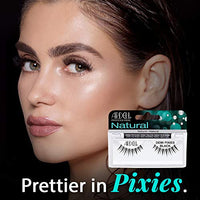 Thumbnail for Image 2 of Ardell Natural Lashes Demi Pixies Black - Wispy False Eyelashes, Reusable Strip, 4 Pack
