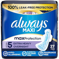 Thumbnail for Image 4 of Size 5 / 27 for the product Always Maxi Feminine Pads For Women