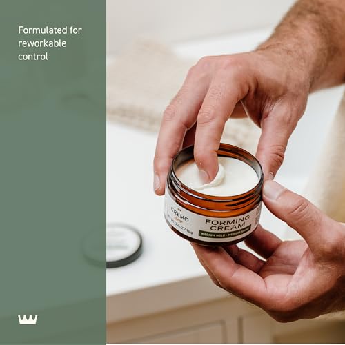 Image 4 of Cremo Forming Hair Styling Cream for Men, Medium Hold & Shine, 3.4 Ounce (Pack of 12)