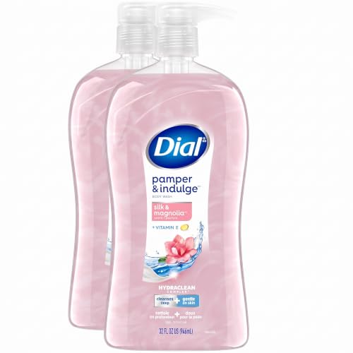 Image 1 of Default Title for the product Dial Body Wash, Pamper & Indulge, Silk & Magnolia, 32 fl oz (Pack of 2)
