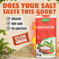 Thumbnail for Image 3 of A. Vogel Herbamare Spicy Seasoning Salt, Organic Seasoned Sea Salt, 8.8 oz