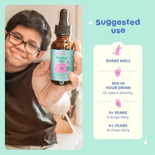 Image 7 of JoySpring MethylBee Kids Methylfolate Drops, Berry, 30 Servings, 3+