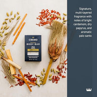 Thumbnail for Image 2 of Cremo Exfoliating Body Bar for Men Palo Santo Scent 5oz Pack of 12
