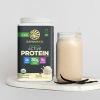 Thumbnail for Image 6 of Sunwarrior Organic Plant Based Protein Powder, Vegan, Vanilla, 20 Servings