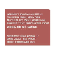Thumbnail for Image 3 of Primal Kitchen Hazelnut Creamer Collagen Peptide Mix, 10.3oz