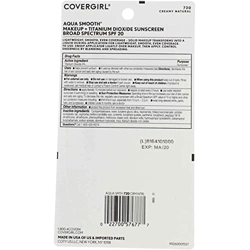 Image 2 of COVERGIRL Smoothers AquaSmooth Compact Foundation 0.40 oz Pack of 4
