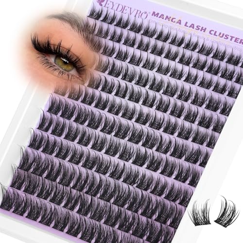 Image 1 of Default Title for the product EYDEVRO Wispy Lash Clusters Natural Manga Fairy Eyelash Clusters 10-16mm