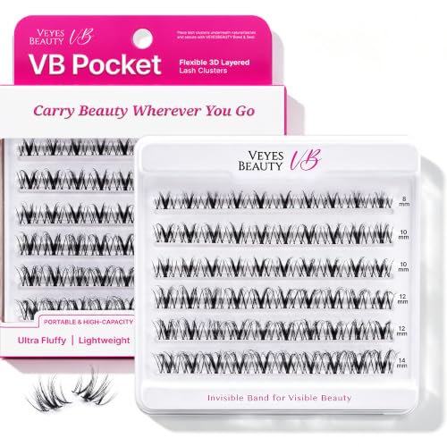 Image 1 of DateVibe / 8-14mm for the product VEYESBEAUTY Lash Clusters Individual Eyelash Extensions