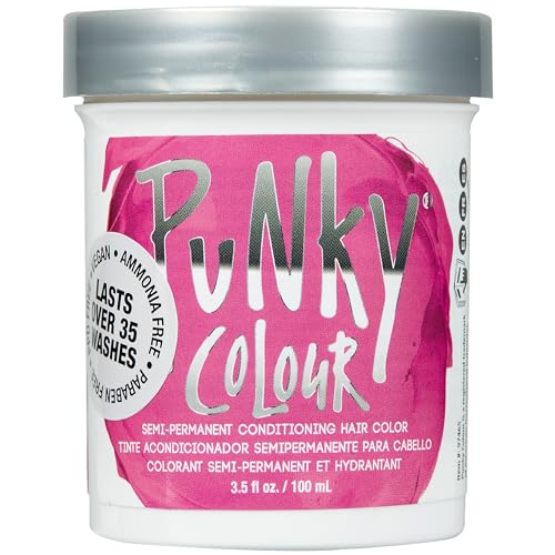 Image 23 of Flamingo Pink / 3.5 Fl Oz (Pack of 1) for the product Punky Colour Semi Permanent Hair Color