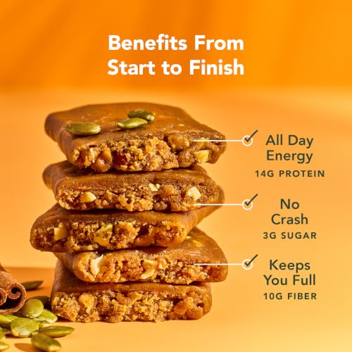 Image 4 of ALOHA Organic Plant Based Protein Bars - Pumpkin Spice, 12 Count