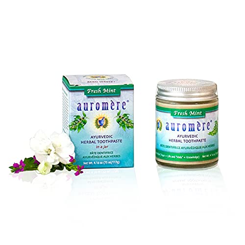 Image 1 of 4.16 Ounce (Pack of 1) for the product Auromere Toothpaste Jar (4.16 oz)