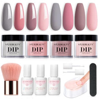 Thumbnail for Image 6 of Nude Pink for the product AZUREBEAUTY Dip Powder Nail Kit